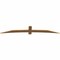 Ekena Millwork Bellingham Timber Gable Bracket, Western Red Cedar, 108"W x 18"H x 1 1/2"D x 5 1/2"F, 4/12 Pitch GBW108X18X0206BEL00SWR - alternate 2